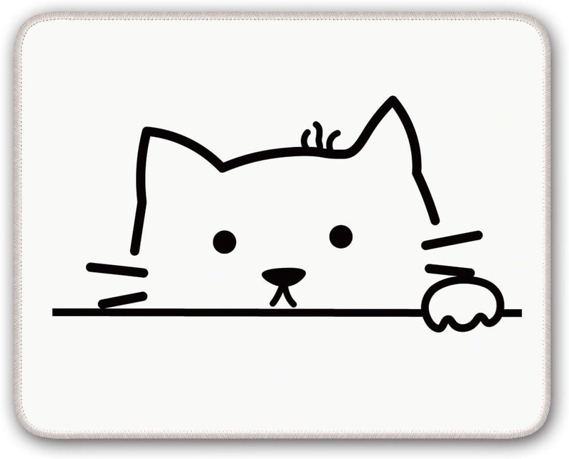 Flodirise Non-Slip Mouse Pad Gaming Mouse Pad Small Mousepad for Computer, Laptop, Gamer, Cat Pattern, 8x10 inch - Image 1